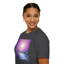 Load image into Gallery viewer, T-Shirt made from very soft materials, no side seams. Feels like bliss to wear! Many designs by Kerry Sandhu Art