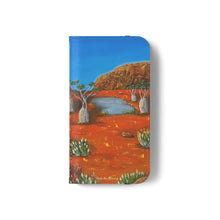 Load image into Gallery viewer, Beds Are Burning - PHONE CASE WALLET - by Kerry Sandhu Art