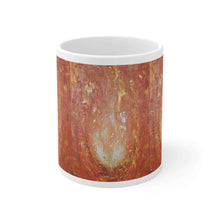 Load image into Gallery viewer, 11oz BPA, lead-free, microwave/dishwasher safe, white ceramic, vivid colours. Many original artworks by Kerry Sandhu Art