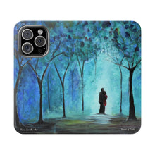 Load image into Gallery viewer, Forest of Light - PHONE CASE WALLET - by Kerry Sandhu Art