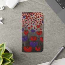 Load image into Gallery viewer, Benedictus (Poppies Only) - PHONE CASE WALLET - by Kerry Sandhu Art