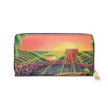 Load image into Gallery viewer, Pockets for cash, c/cards, coins, & more. Stylish faux leather, lots of original artworks by Kerry Sandhu Art to choose from