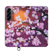Load image into Gallery viewer, Cherry Blossom - PHONE CASE WALLET - by Kerry Sandhu Art