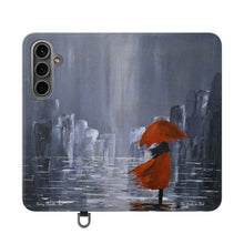 Load image into Gallery viewer, The Lady in Red - PHONE CASE WALLET - by Kerry Sandhu Art