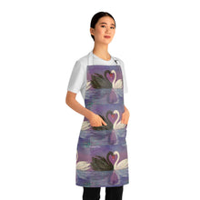 Load image into Gallery viewer, Apron - lightweight, silky finish 100% polyester, two front pockets. Many original artwork designs by Kerry Sandhu Art