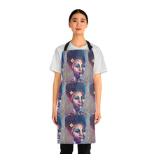 Load image into Gallery viewer, Apron - lightweight, silky finish 100% polyester, two front pockets. Many original artwork designs by Kerry Sandhu Art