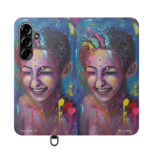 Load image into Gallery viewer, Raining Glitter - PHONE CASE WALLET for Samsung & iPhones - by Kerry Sandhu Art