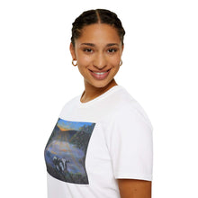 Load image into Gallery viewer, T-Shirt made from very soft materials, no side seams. Feels like bliss to wear! Many designs by Kerry Sandhu Art