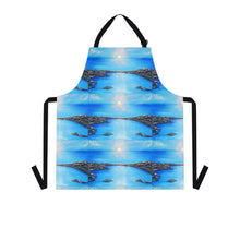 Load image into Gallery viewer, Apron - lightweight, silky finish 100% polyester, two front pockets. Many original artwork designs by Kerry Sandhu Art