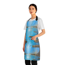 Load image into Gallery viewer, Apron - lightweight, silky finish 100% polyester, two front pockets. Many original artwork designs by Kerry Sandhu Art