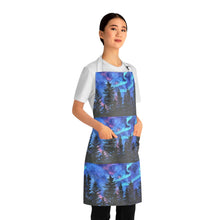 Load image into Gallery viewer, Apron - lightweight, silky finish 100% polyester, two front pockets. Many original artwork designs by Kerry Sandhu Art