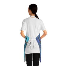 Load image into Gallery viewer, Apron - lightweight, silky finish 100% polyester, two front pockets. Many original artwork designs by Kerry Sandhu Art