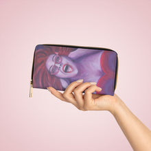 Load image into Gallery viewer, Pockets for cash, c/cards, coins, & more. Stylish faux leather, lots of original artworks by Kerry Sandhu Art to choose from