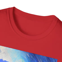 Load image into Gallery viewer, T-Shirt made from very soft materials, no side seams. Feels like bliss to wear! Many designs by Kerry Sandhu Art