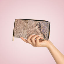 Load image into Gallery viewer, Pockets for cash, c/cards, coins, & more. Stylish faux leather, lots of original artworks by Kerry Sandhu Art to choose from