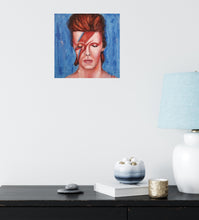 Load image into Gallery viewer, Starman : A Tribute to David Bowie. Male musician who has impacted my life by Kerry Sandhu Art
