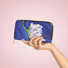 Load image into Gallery viewer, Pockets for cash, c/cards, coins, & more. Stylish faux leather, lots of original artworks by Kerry Sandhu Art to choose from