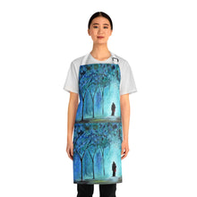 Load image into Gallery viewer, Apron - lightweight, silky finish 100% polyester, two front pockets. Many original artwork designs by Kerry Sandhu Art