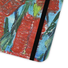 Load image into Gallery viewer, Rustic Bottle Brush - PHONE CASE WALLET - by Kerry Sandhu Art