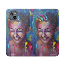 Load image into Gallery viewer, Raining Glitter - PHONE CASE WALLET for Samsung & iPhones - by Kerry Sandhu Art