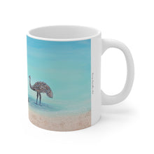 Load image into Gallery viewer, 11oz BPA, lead-free, microwave/dishwasher safe, white ceramic, vivid colours. Many original artworks by Kerry Sandhu Art