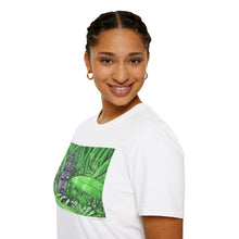 Load image into Gallery viewer, T-Shirt made from very soft materials, no side seams. Feels like bliss to wear! Many designs by Kerry Sandhu Art