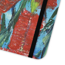 Load image into Gallery viewer, Rustic Bottle Brush - PHONE CASE WALLET - by Kerry Sandhu Art