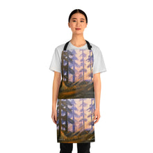 Load image into Gallery viewer, Apron - lightweight, silky finish 100% polyester, two front pockets. Many original artwork designs by Kerry Sandhu Art