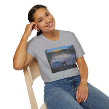 Load image into Gallery viewer, T-Shirt made from very soft materials, no side seams. Feels like bliss to wear! Many designs by Kerry Sandhu Art