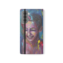 Load image into Gallery viewer, Raining Glitter - PHONE CASE WALLET for Samsung & iPhones - by Kerry Sandhu Art