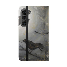 Load image into Gallery viewer, Come Join the Murder - PHONE CASE WALLET - by Kerry Sandhu Art