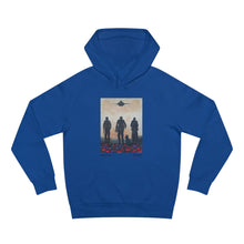 Load image into Gallery viewer, Hoodie 80/20 cotton/polyester anti-pill fleece, has a kangaroo pocket, sleeve cuff ribbing & is preshrunk by Kerry Sandhu Art
