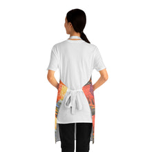 Load image into Gallery viewer, Apron - lightweight, silky finish 100% polyester, two front pockets. Many original artwork designs by Kerry Sandhu Art