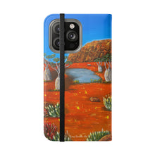 Load image into Gallery viewer, Beds Are Burning - PHONE CASE WALLET - by Kerry Sandhu Art