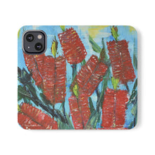 Load image into Gallery viewer, Rustic Bottle Brush - PHONE CASE WALLET - by Kerry Sandhu Art
