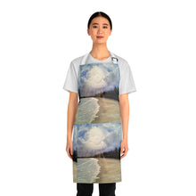 Load image into Gallery viewer, Apron - lightweight, silky finish 100% polyester, two front pockets. Many original artwork designs by Kerry Sandhu Art