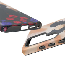 Load image into Gallery viewer, Phone case with an Australian and New Zealand soldier back to back with light-horsemen in the background and poppies in the foreground