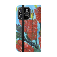Load image into Gallery viewer, Rustic Bottle Brush - PHONE CASE WALLET - by Kerry Sandhu Art