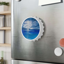 Load image into Gallery viewer, Plastic exterior w/ metallic bottom, magnetic back, 2 different opening mechanisms, matte finish. Art by Kerry Sandhu Art