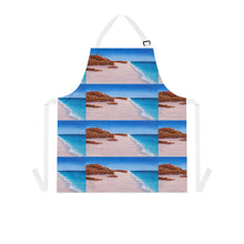 Load image into Gallery viewer, Apron - lightweight, silky finish 100% polyester, two front pockets. Many original artwork designs by Kerry Sandhu Art
