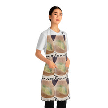 Load image into Gallery viewer, Apron - lightweight, silky finish 100% polyester, two front pockets. Many original artwork designs by Kerry Sandhu Art