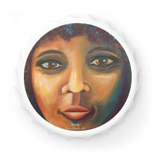 Load image into Gallery viewer, Plastic exterior w/ metallic bottom, magnetic back, 2 different opening mechanisms, matte finish. Art by Kerry Sandhu Art