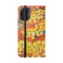 Load image into Gallery viewer, Rustic Wattle - PHONE CASE WALLET for Samsung & iPhones - by Kerry Sandhu Art