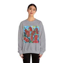 Load image into Gallery viewer, Sweatshirt 50/50 Cotton/Polyester, Medium-heavy fabric, Loose fit, true to size, Original art designs by Kerry Sandhu Art