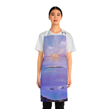 Load image into Gallery viewer, Apron - lightweight, silky finish 100% polyester, two front pockets. Many original artwork designs by Kerry Sandhu Art