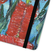 Load image into Gallery viewer, Rustic Bottle Brush - PHONE CASE WALLET - by Kerry Sandhu Art