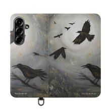 Load image into Gallery viewer, Come Join the Murder - PHONE CASE WALLET - by Kerry Sandhu Art