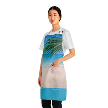 Load image into Gallery viewer, Apron - lightweight, silky finish 100% polyester, two front pockets. Many original artwork designs by Kerry Sandhu Art