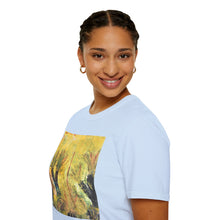 Load image into Gallery viewer, T-Shirt made from very soft materials, no side seams. Feels like bliss to wear! Many designs by Kerry Sandhu Art