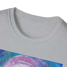 Load image into Gallery viewer, T-Shirt made from very soft materials, no side seams. Feels like bliss to wear! Many designs by Kerry Sandhu Art